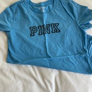Blue T-shirt Pink Brand